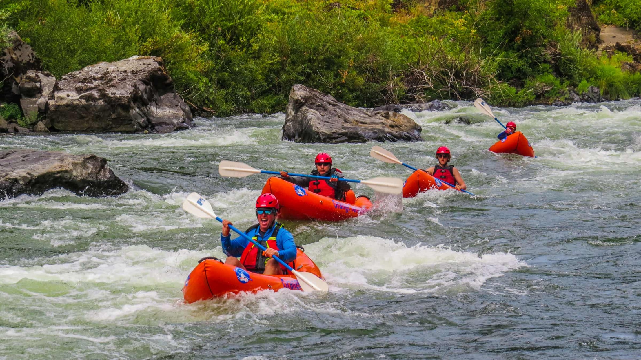 Rogue River Intro to River Rafting 2-day camp trip